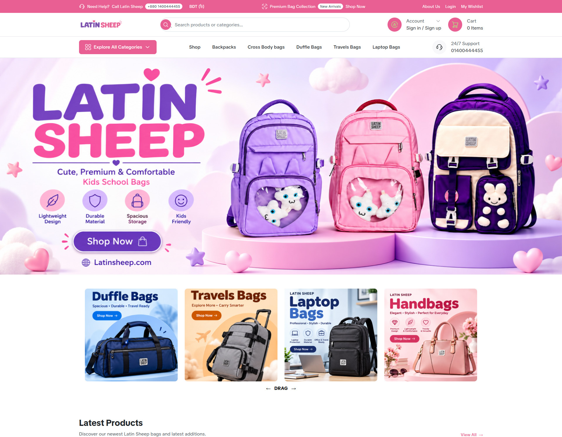 Bag Store Ecommerce